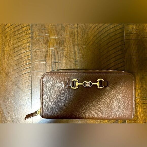 Giani Bernini - Beautiful brown leather wallet - Picture 3 of 8